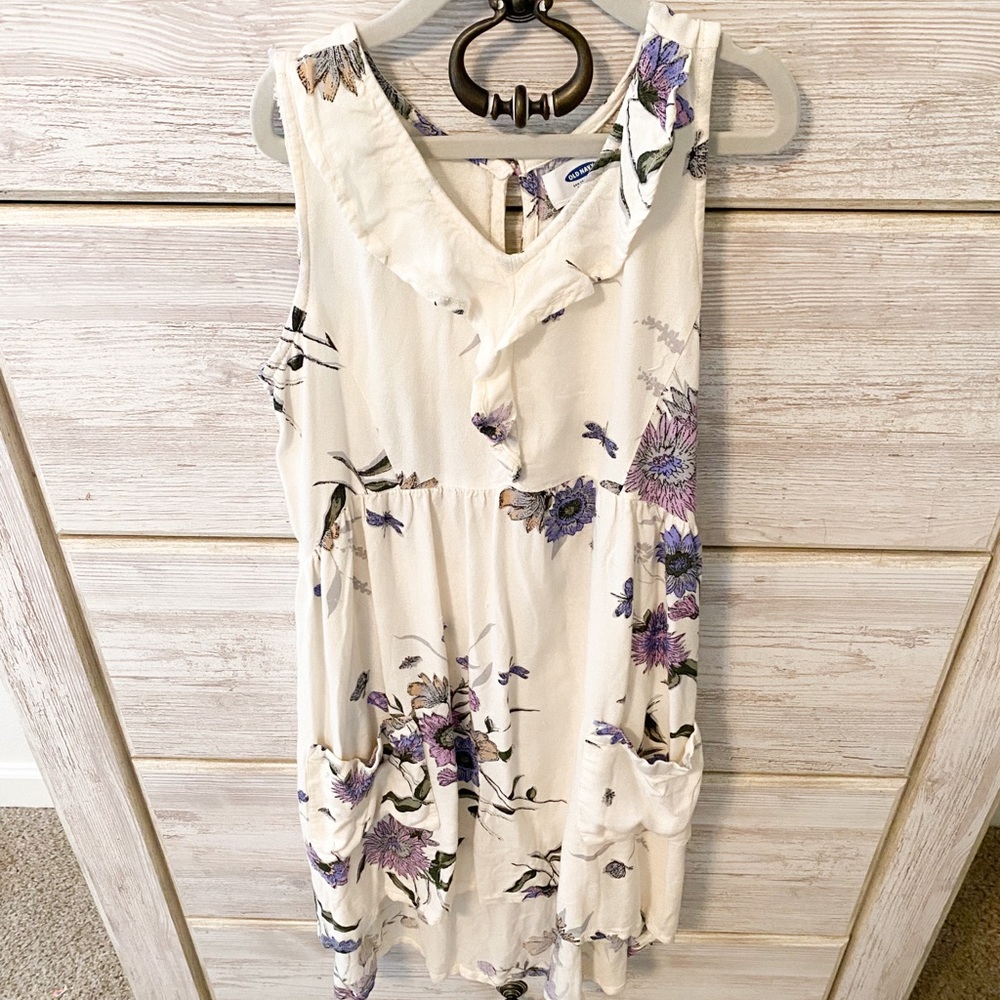 Girls Floral Midi Dress